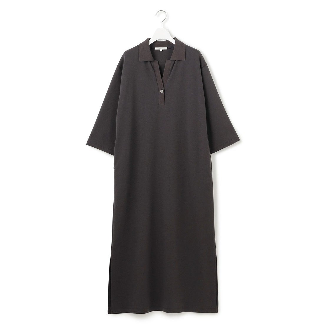 【大きいサイズ46】23区 ライトダンボールスキッパーワンピース A074 23区 S 【SLOW/一部店舗限定】ライトダンボール スキッパー ワンピース