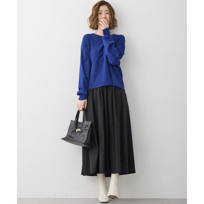 23区 S 【WEB＆一部店舗限定カラーあり/滝沢眞規子さん着用】クリスタルホットフィット ニット （ピンク系）｜詳細画像