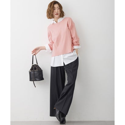 23区 S 【WEB＆一部店舗限定カラーあり/滝沢眞規子さん着用】クリスタルホットフィット ニット （ピンク系）｜詳細画像