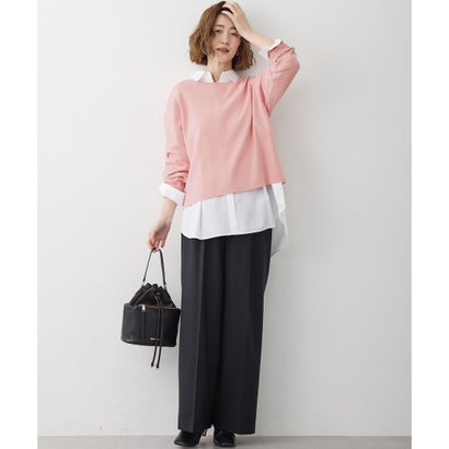 23区 S 【WEB＆一部店舗限定カラーあり/滝沢眞規子さん着用】クリスタルホットフィット ニット （ピンク系）｜詳細画像