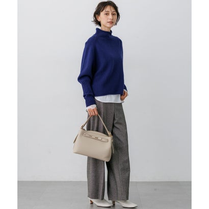 【一部予約/WEB&一部店舗限定カラーあり】カシミヤブレンド ロールネック ニット （レッド系）｜詳細画像
