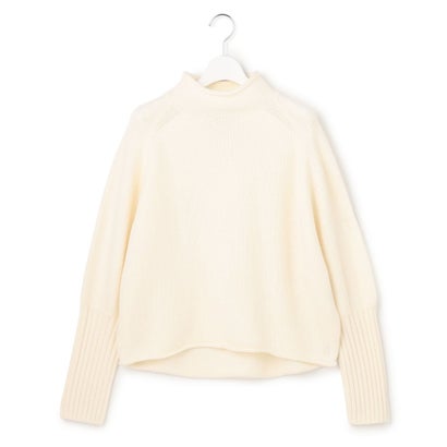 【一部予約/WEB&一部店舗限定カラーあり】カシミヤブレンド ロールネック ニット （レッド系）｜詳細画像