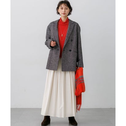【一部予約/WEB&一部店舗限定カラーあり】カシミヤブレンド ロールネック ニット （ダルブルー系）｜詳細画像