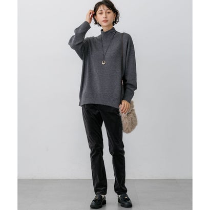 23区DENIM ベルベットストレッチ スキニーパンツ （グレー系）｜詳細画像