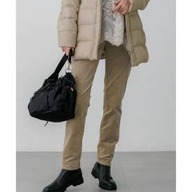 23区DENIM ベルベットストレッチ スキニーパンツ （ベージュ系）