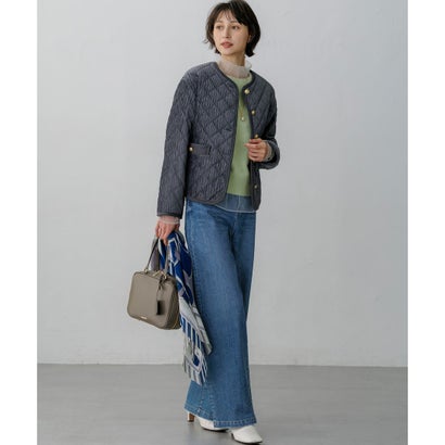 23区 S フォックスカシミヤファー クルーネック ニット （レッド系）｜詳細画像