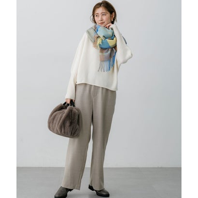 【WEB&一部店舗限定カラーあり】カシミヤブレンド ロールネック ニット （[WEB&一部店舗限定]イエロー系）｜詳細画像