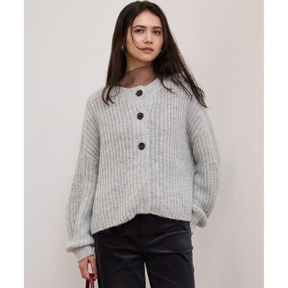 23区 S 【SLOW/一部店舗限定】ブラッシュアルパカ 2WAY ニット （ライトグレー系）｜詳細画像