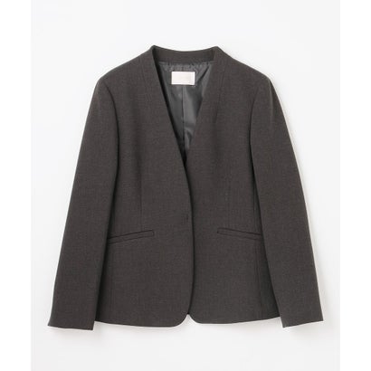 ビューティーサーモ2WAYストレッチ ノーカラージャケット （ネイビー）｜詳細画像
