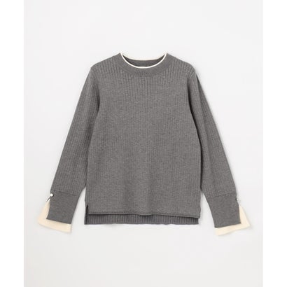 CICA加工 キャンディースリーブ ニット （ブラウン）｜詳細画像