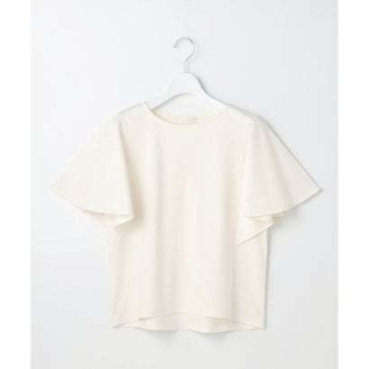 ANY SIS S 【シルクタッチさら魅せTシャツ】袖フレア プルオーバー （ダークグリーン）｜詳細画像