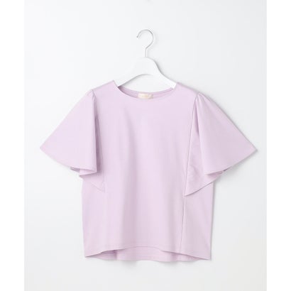 ANY SIS S 【シルクタッチさら魅せTシャツ】袖フレア プルオーバー （ダークグリーン）｜詳細画像