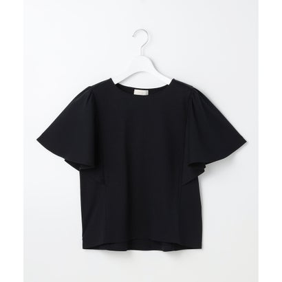 ANY SIS S 【シルクタッチさら魅せTシャツ】袖フレア プルオーバー （ダークグリーン）｜詳細画像