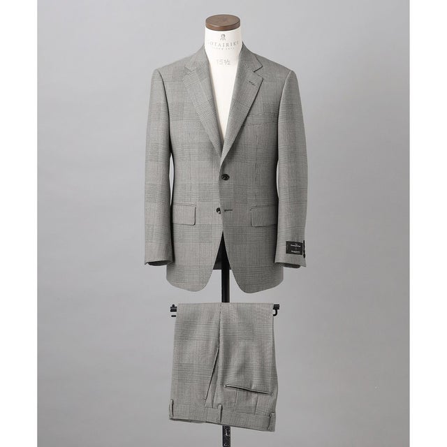 【Ermenegildo Zegna】ISLAND FLEECE スーツ （ブラック系4）