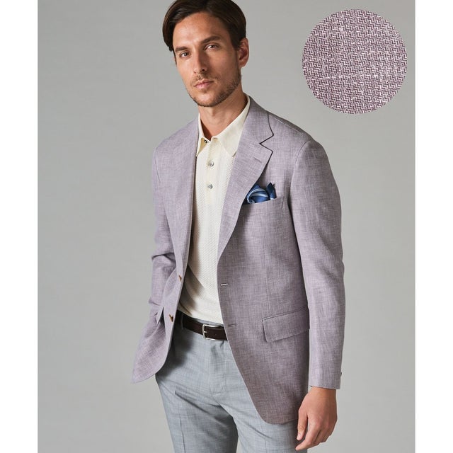 【Ermenegild Zegna】CROSSPLY ジャケット （ピンク系）