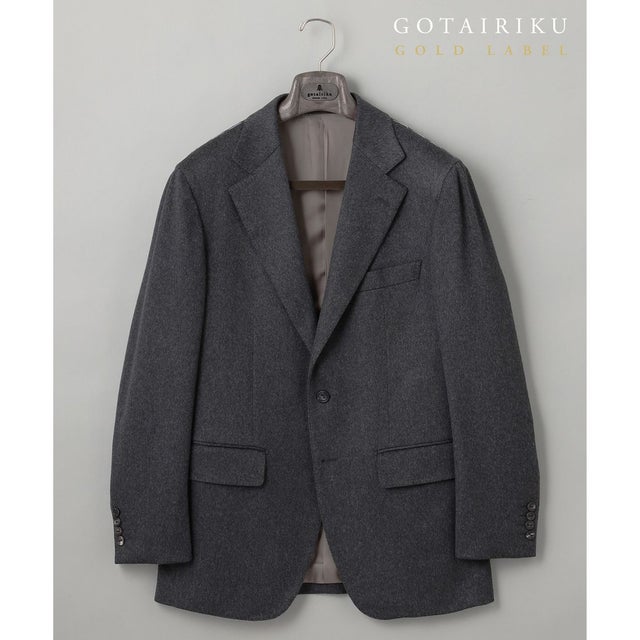 GOLD LABEL/WEB&一部店舗限定【COLOMBO】ピュアカシミヤ ジャケット(24年モデル) （グレー系）