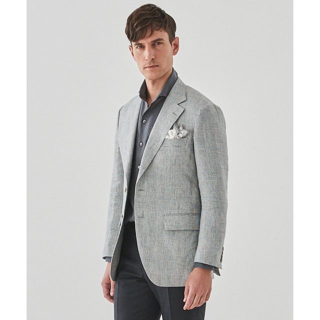 【Ermenegild Zegna/ゼニア】SUMMER VIBES ジャケット （ライトグレー系4）
