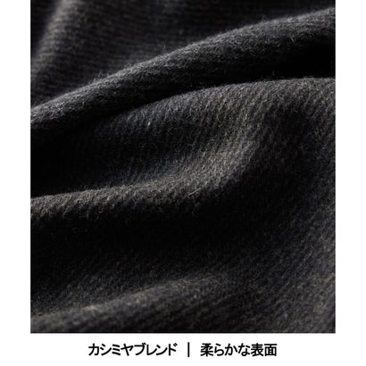 WEB限定【尾州】カシミヤブレンドカルゼジャケット （ネイビー系8）｜詳細画像