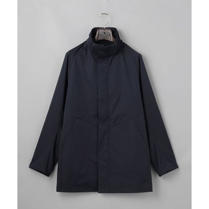 WEB限定【仕事で着られる】ストレッチツイル フーデッドブルゾン （ネイビー系）｜詳細画像