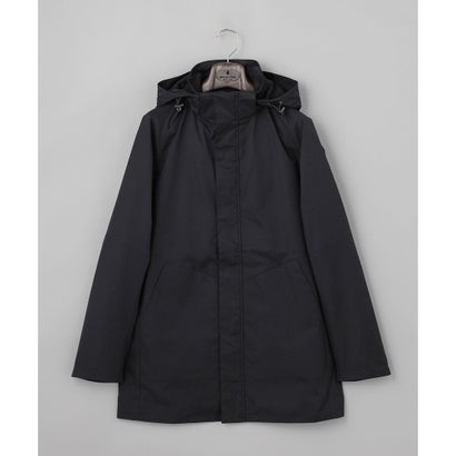 WEB限定【仕事で着られる】ストレッチツイル フーデッドブルゾン （ブラック系）｜詳細画像