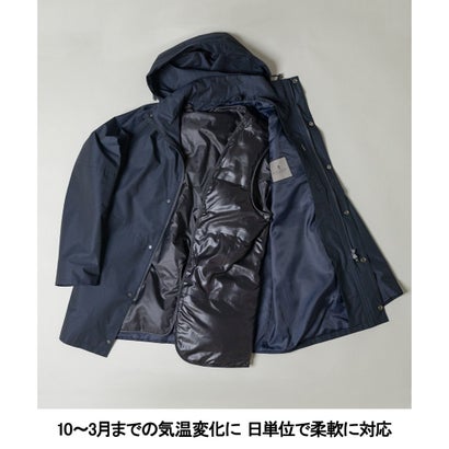 【20種類以上のGOTAIRIKUコートに取付可能】別売りダウンライナー(26年モデル) （ブラック系）｜詳細画像