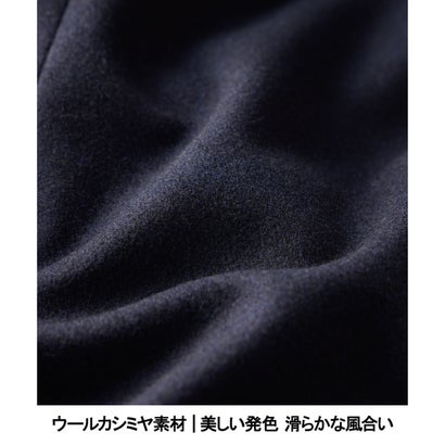 GOTAIRIKU WEB限定【イタリア M.T.R.社】ウールカシミヤビーバー チェスターフィールドコート （グレー系）｜詳細画像
