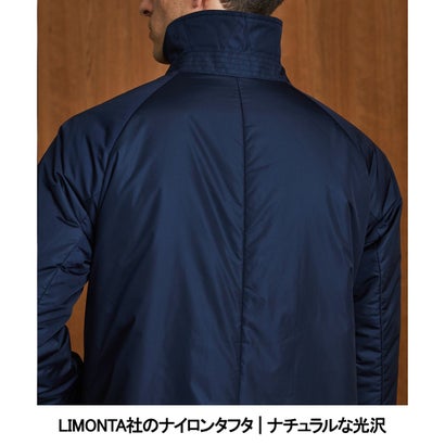 GOTAIRIKU WEB限定【イタリア LIMONTA/リモンタ】パデットステンカラーコート （ネイビー系）｜詳細画像