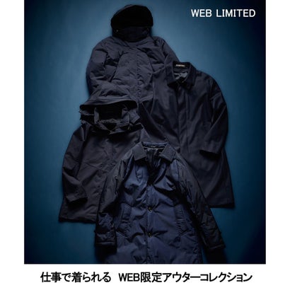 GOTAIRIKU WEB限定【イタリア LIMONTA/リモンタ】パデットステンカラーコート （オリーブ系）｜詳細画像