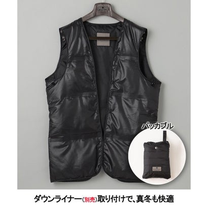 【Loro Piana Fabric】ロロピアーナ365 ラミネートロングステンカラーコート （ベージュ系4）｜詳細画像