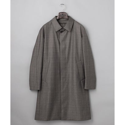 【Loro Piana Fabric】ロロピアーナ365 ラミネートロングステンカラーコート （ベージュ系4）｜詳細画像