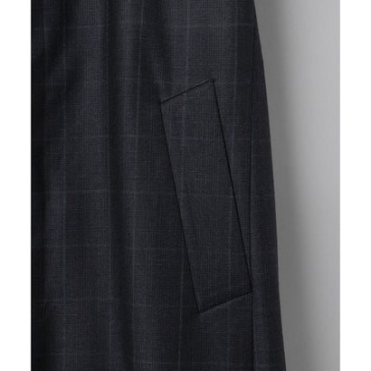 【Loro Piana Fabric】ロロピアーナ365 ラミネートロングステンカラーコート （ベージュ系4）｜詳細画像
