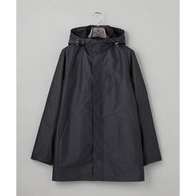 読めない気候に【防水/シワになりにくい】メランジジオメトリック フーデッドブルゾン_無地 （グレー系）