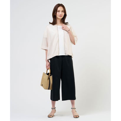 J.PRESS LADIES 【WEB限定カラーあり・2way】カゴバッグ （【WEB限定】アイボリー×ブラック系）｜詳細画像