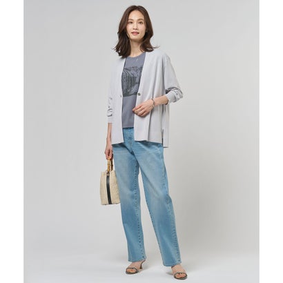 J.PRESS LADIES 【WEB限定カラーあり・2way】カゴバッグ （【WEB限定】アイボリー×ブラック系）｜詳細画像