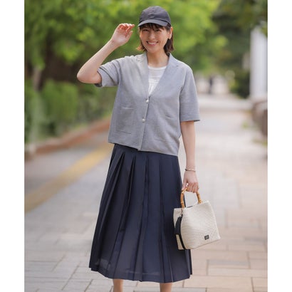 J.PRESS LADIES 【WEB限定カラーあり・2way】カゴバッグ （【WEB限定】アイボリー×ブラック系）｜詳細画像