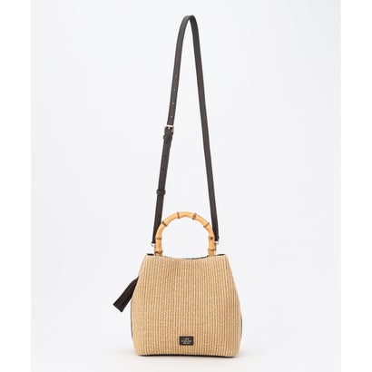J.PRESS LADIES 【WEB限定カラーあり・2way】カゴバッグ （【WEB限定】アイボリー×ブラック系）｜詳細画像