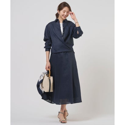 J.PRESS LADIES 【WEB限定カラーあり・2way】カゴバッグ （ベージュ×モカグレー系）｜詳細画像