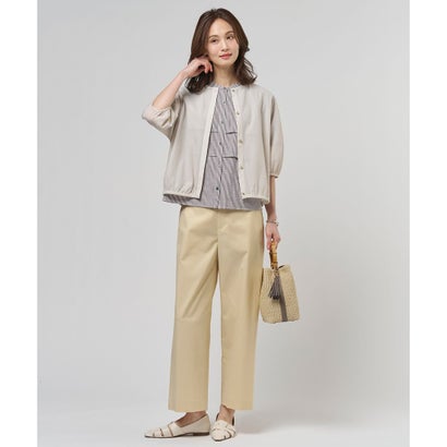 J.PRESS LADIES 【WEB限定カラーあり・2way】カゴバッグ （ベージュ×モカグレー系）｜詳細画像