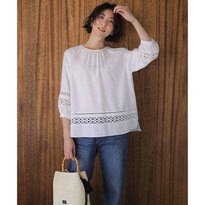 J.PRESS LADIES 【WEB限定カラーあり・2way】カゴバッグ （ベージュ×モカグレー系）｜詳細画像