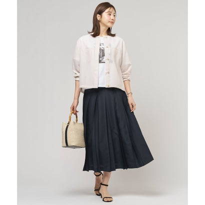 J.PRESS LADIES 【WEB限定カラーあり・2way】カゴバッグ （キャメル×ダークブラウン系）｜詳細画像