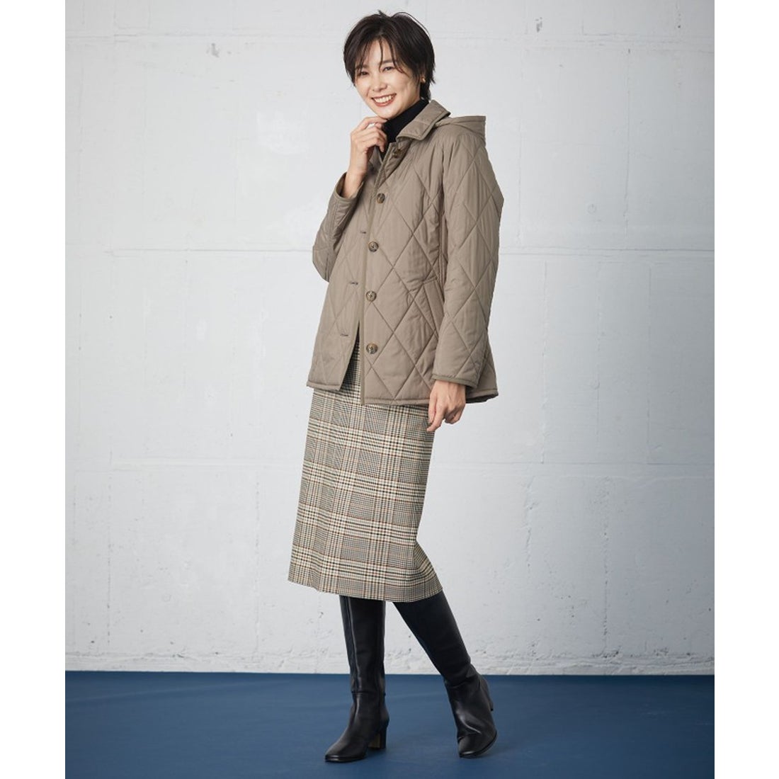 ジェイ プレス レディス J.PRESS LADIES レザー ロングブーツ 