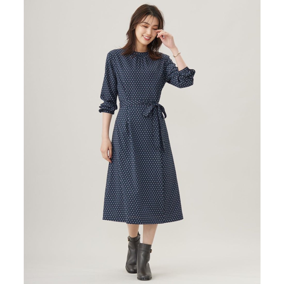 ジェイ プレス レディス J.PRESS LADIES 【洗える】ジオメトリック