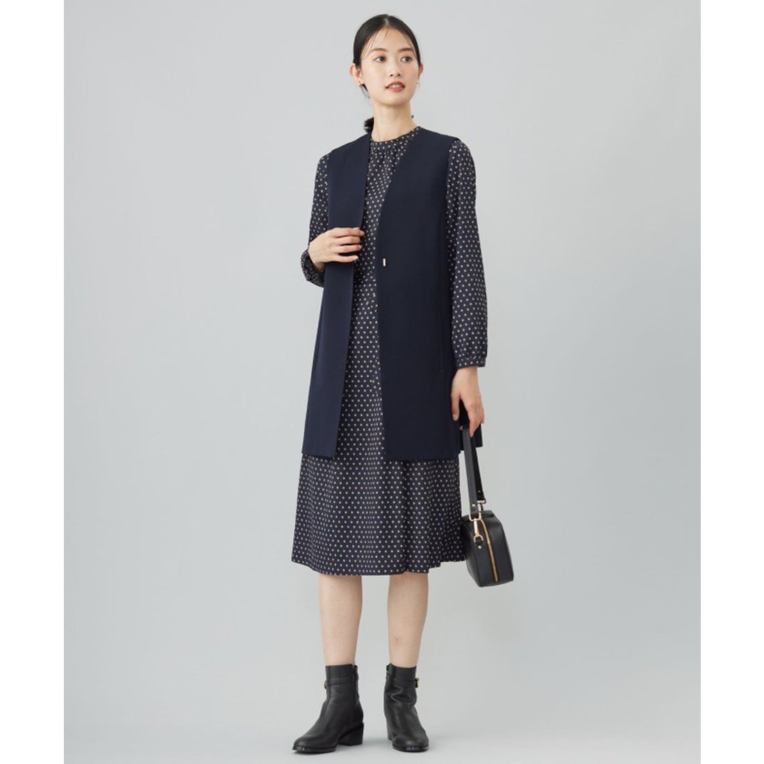 ジェイ プレス レディス J.PRESS LADIES 【洗える】ジオメトリック