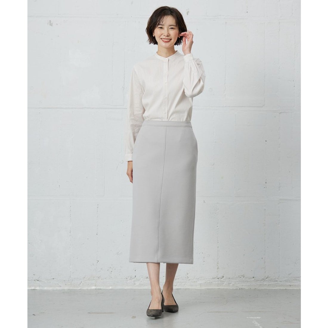 ジェイ プレス レディス J.PRESS LADIES 【洗える】BEZ VEGA バンド 