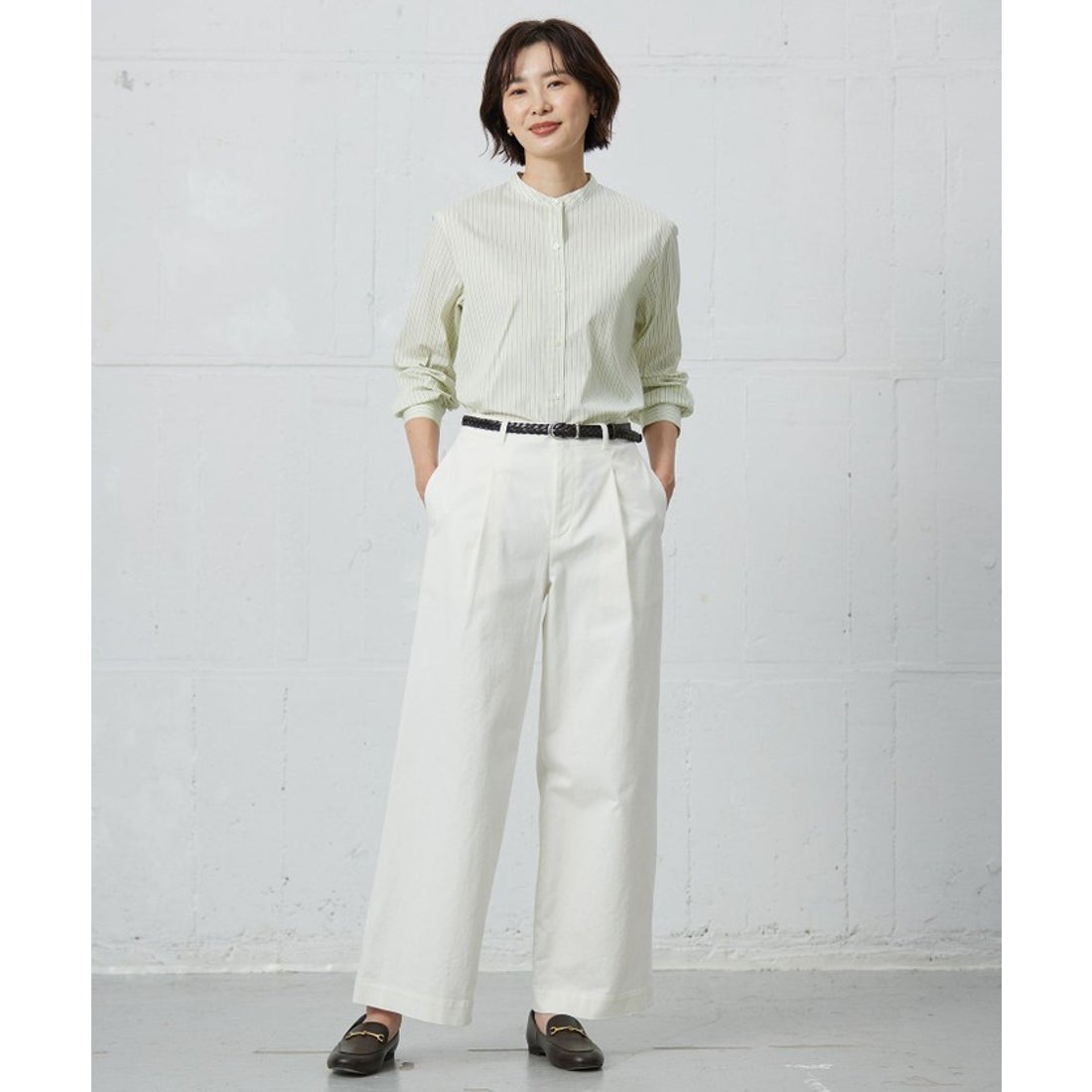 ジェイ プレス レディス J.PRESS LADIES 【洗える】BEZ VEGA バンド 