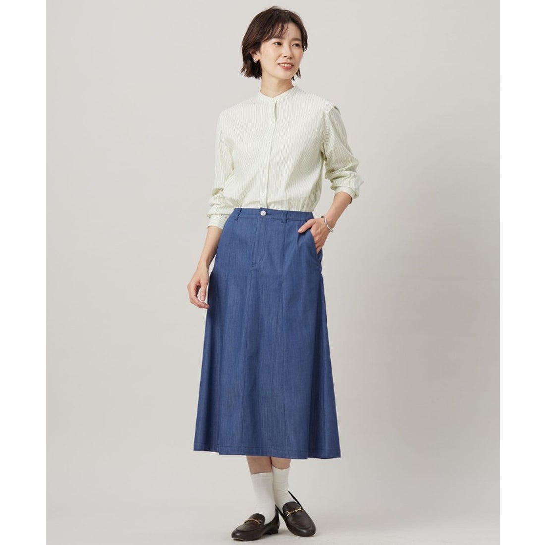 ジェイ プレス レディス J.PRESS LADIES 【洗える】BEZ VEGA バンド 