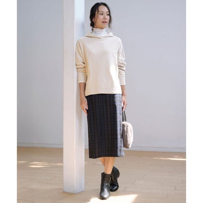 CHENILLE フーデッド ニット （グレー系）｜詳細画像