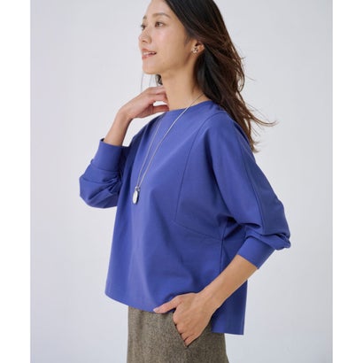 J.PRESS LADIES ポンチ ボートネック カットソー （ベージュ系）｜詳細画像