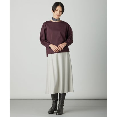 J.PRESS LADIES ポンチ ボートネック カットソー （ベージュ系）｜詳細画像
