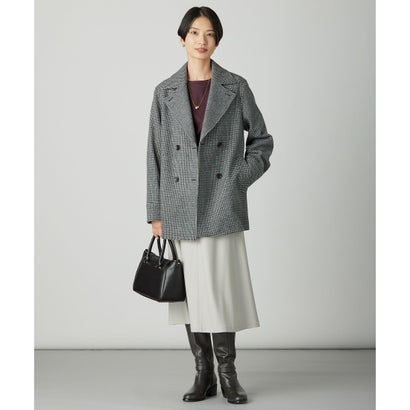 J.PRESS LADIES ポンチ ボートネック カットソー （ベージュ系）｜詳細画像